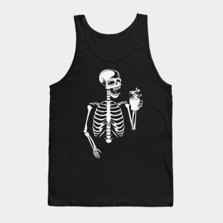 Skeleton coffee Tank Top